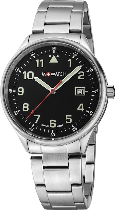 Produktbild M Watch Mondaine Aero (Analoguhr, Fliegeruhr, Swiss Made, 41 mm)