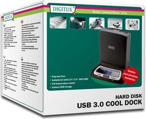 Produktbild Digitus DA-70546, USB 3.0 Docking Station, 2.5"/3.5" HDD