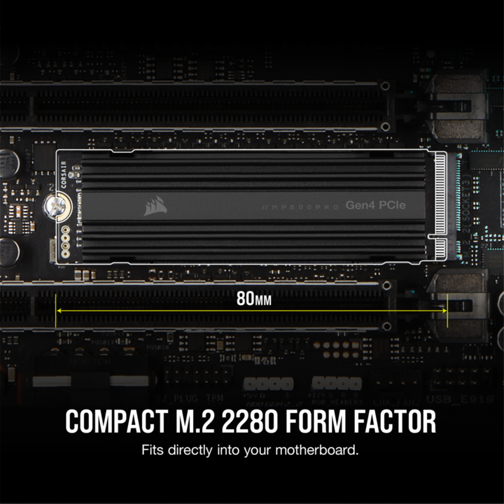Produktbild Corsair MP600 PRO (2000 GB, M.2 2280)