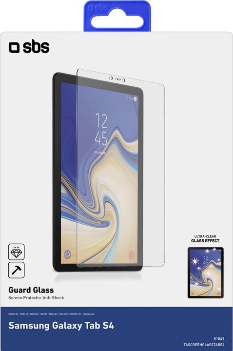 Image du produit SBS Protection d'écran en verre pour Samsung Galaxy Tab S4 (Galaxy Tab S4)
