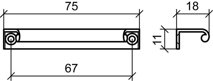 Actual product image Werkstarck Möbelgriffe