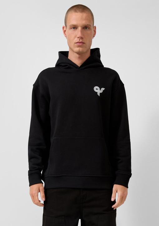 Produktbild s.Oliver Sweatshirt Streets Hoodie mit Print (L)