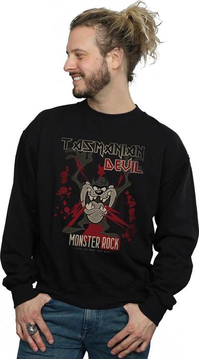Immagine prodotto Looney Tunes Tasmanian Devil Monster Rock Felpa Uomo (3XL)