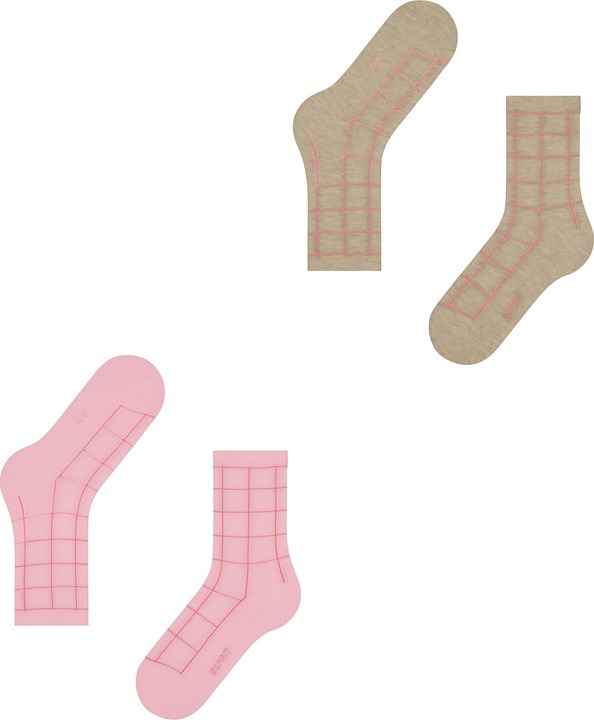 Actual product image Esprit Sketched Grid SO 2P (pack of 2, 39 - 42)