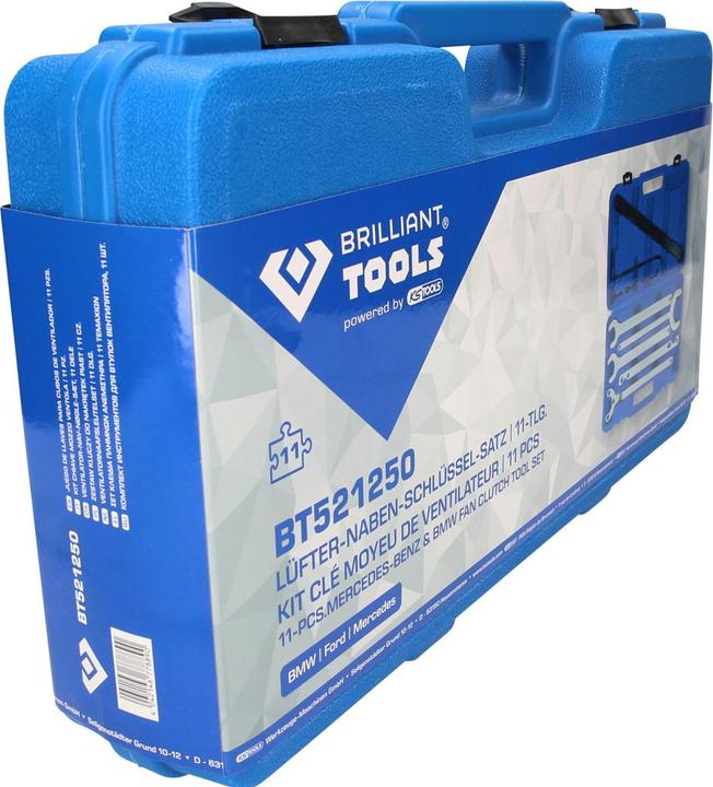 Actual product image Brilliant Tools Fan hub spanner set | 11 pcs.