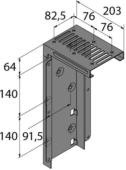 Produktbild Hettich PC-Halter Lock (1 Stk.)