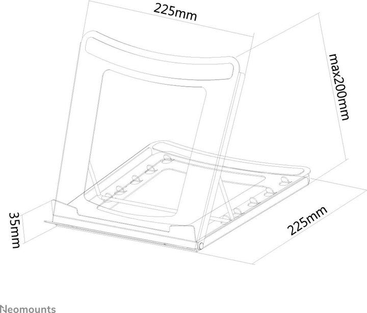 Actual product image Neomounts NSLS075BLACK