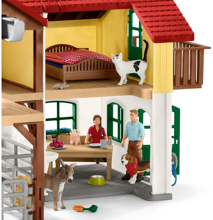 Image du produit Schleich Ferme avec étable et animaux