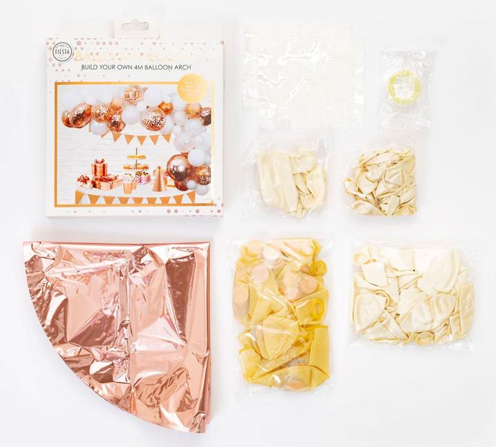 Actual product image Globos Balloon Arch Set Rose Gold