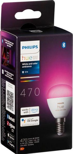 Actual product image Philips Hue White & Color Ambiance Chandelier (E14, 470 lm, 1x)