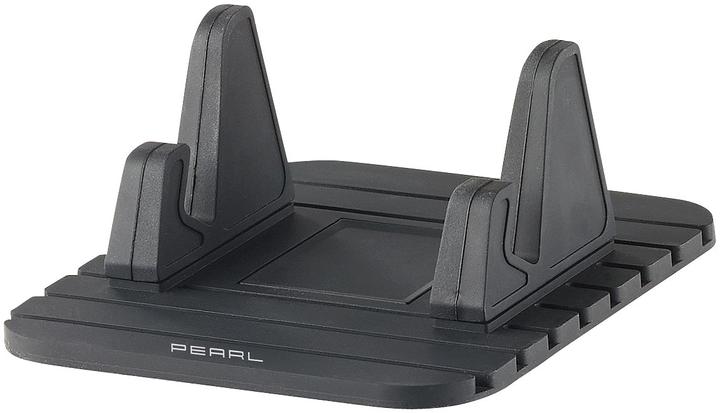 Pearl Universal-Aufsteller für Smartphones bis 1 cm Tiefe, Anti-Rutsch-Matte