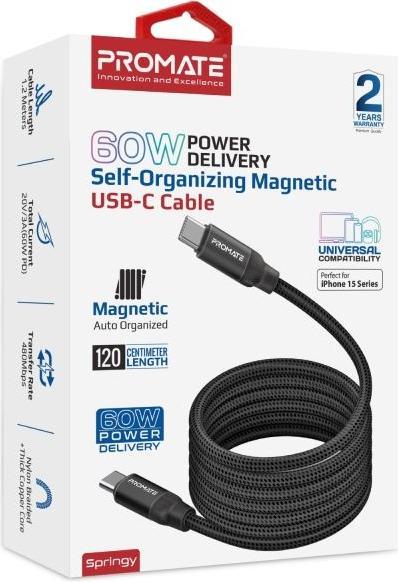 Image du produit ProMate USB C — USB C (1.20 m, USB 2.0, 60 W)