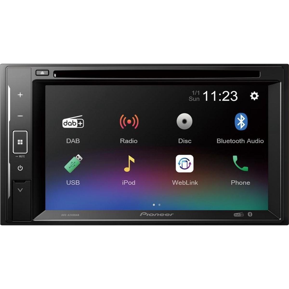 Pioneer, Autoradio, AVH-A240DAB 2-DIN (Auto Android, MirrorLink, Apple Carplay)