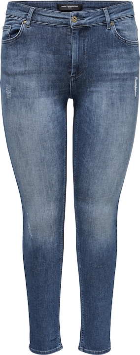 Only Curvy CarWilly Reg Skinny Fit Jeans