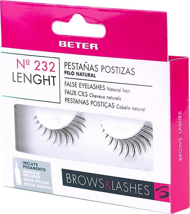Actual product image Beter False Eyelashes No. 232 Lenght (Artificial eyelashes)