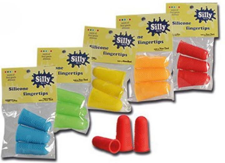 Black Leaf Oil Silly Silikon-Fingerschutz Rot