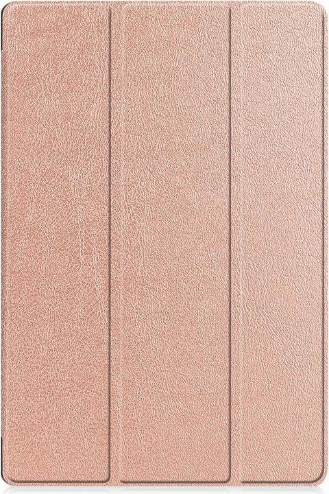 Actual product image Cover-Discount Galaxy Tab S7+ (12.4) - Tri-fold Smart Case rose gold (Galaxy Tab S7 FE)