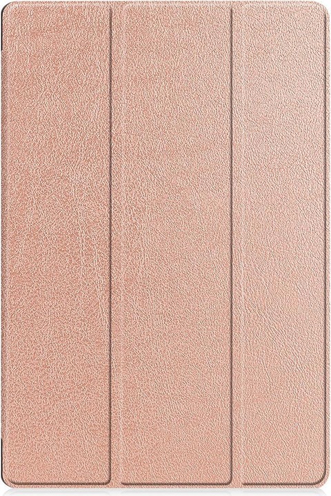 Cover-Discount Galaxy Tab S7+ (12.4) - Tri-fold Smart Case rose gold (Galaxy Tab S7 FE)