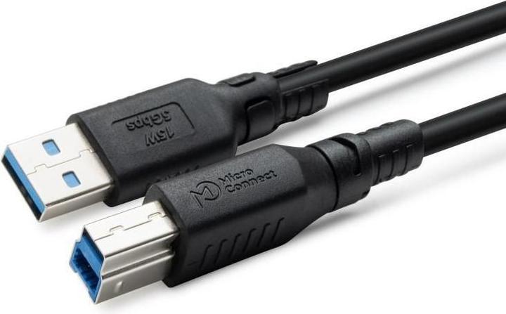 Image du produit MicroConnect USB 3.2 A-B Gen 1 Cable LSZH (3 m, USB 3.2 Gen 1)