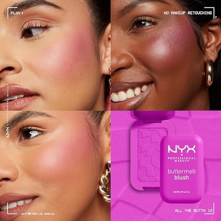 Actual product image NYX Professional Make-Up Nyx Powder Blush (12 All The Butta)