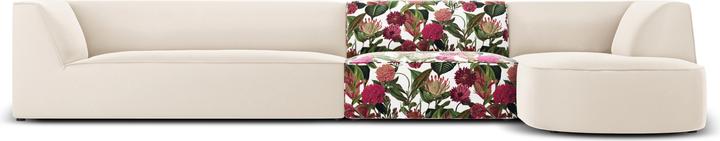 Beige, Garden Rose Pattern