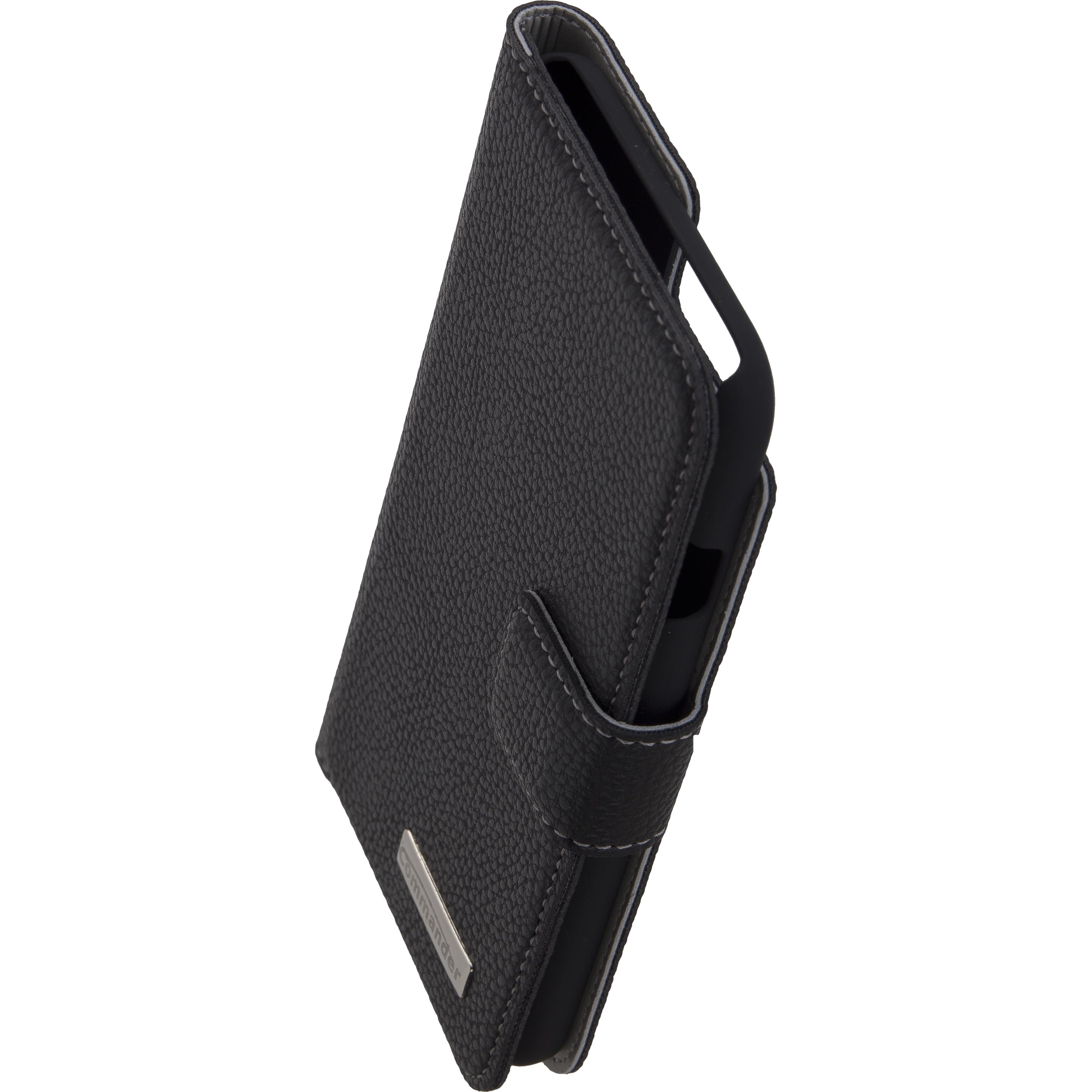 Thumbnail - Commander PETER JÄCKEL Book Case ELITE schwarz fuer Apple iPhone 7 / iPhone 8 (Apple iPhone 7), Smartphone Hülle, Schwar...