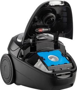 Actual product image Tomado TVC2002B - Stofzuiger met zak - 2 litre- HEPA 12 filter - Light weight - Zwart