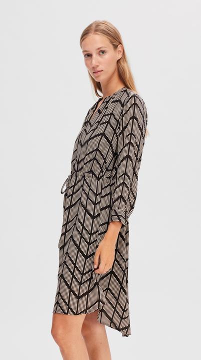 Actual product image Selected Print mini dress (40)