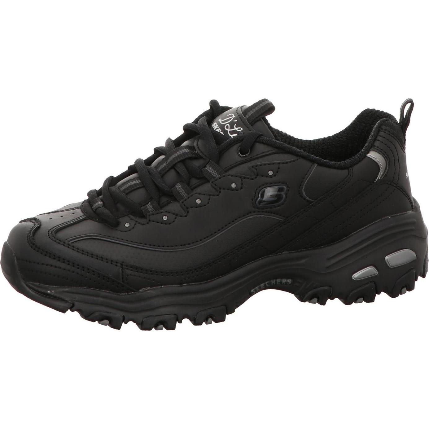 Skechers, Damen, Sneaker, Schnürschuhe, Schwarz, (41)