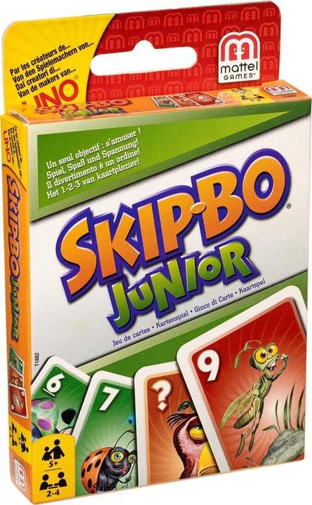 Actual product image Mattel Games Skip-Bo Junior (Multilingual)