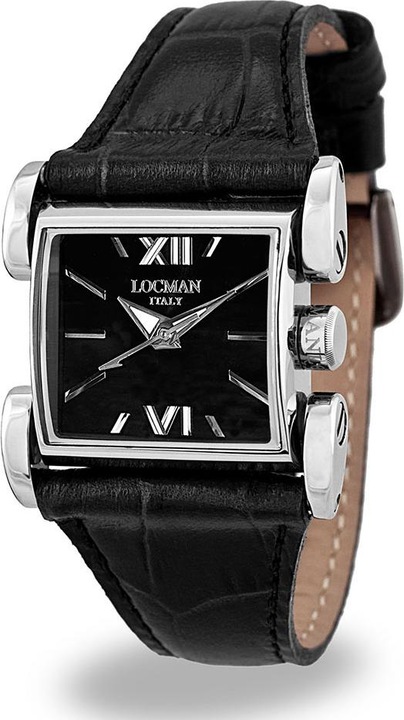 Produktbild Locman Italy Damenuhr Latin Lover Titanium/Edelstahl schwarz Ref. 0506 (Analoguhr, 1295 mm)