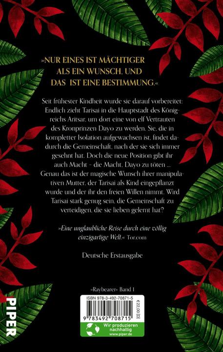 Produktbild Piper Ifueko:Raybearer - Die Masken der Aiyet (Deutsch, Jordan Ifueko, Judith C. Vogt, 2024)