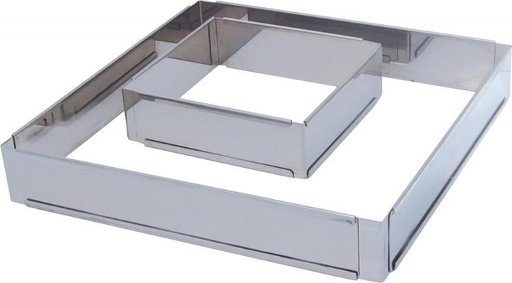 de Buyer Patisserie frame extendable 16x16 to 30x30cm H: 5cm