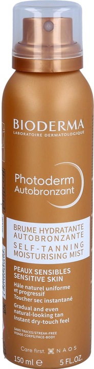 Bioderma Photoderm Selbstbräuner Feuchtigkeitsnebel 150ml (Selbstbräunungsspray, 150 ml)