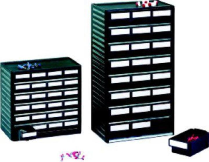 Produktbild Treston Kleinteilemagazine, ESD-Ausführung - leitfähig (31 cm, 55 cm)