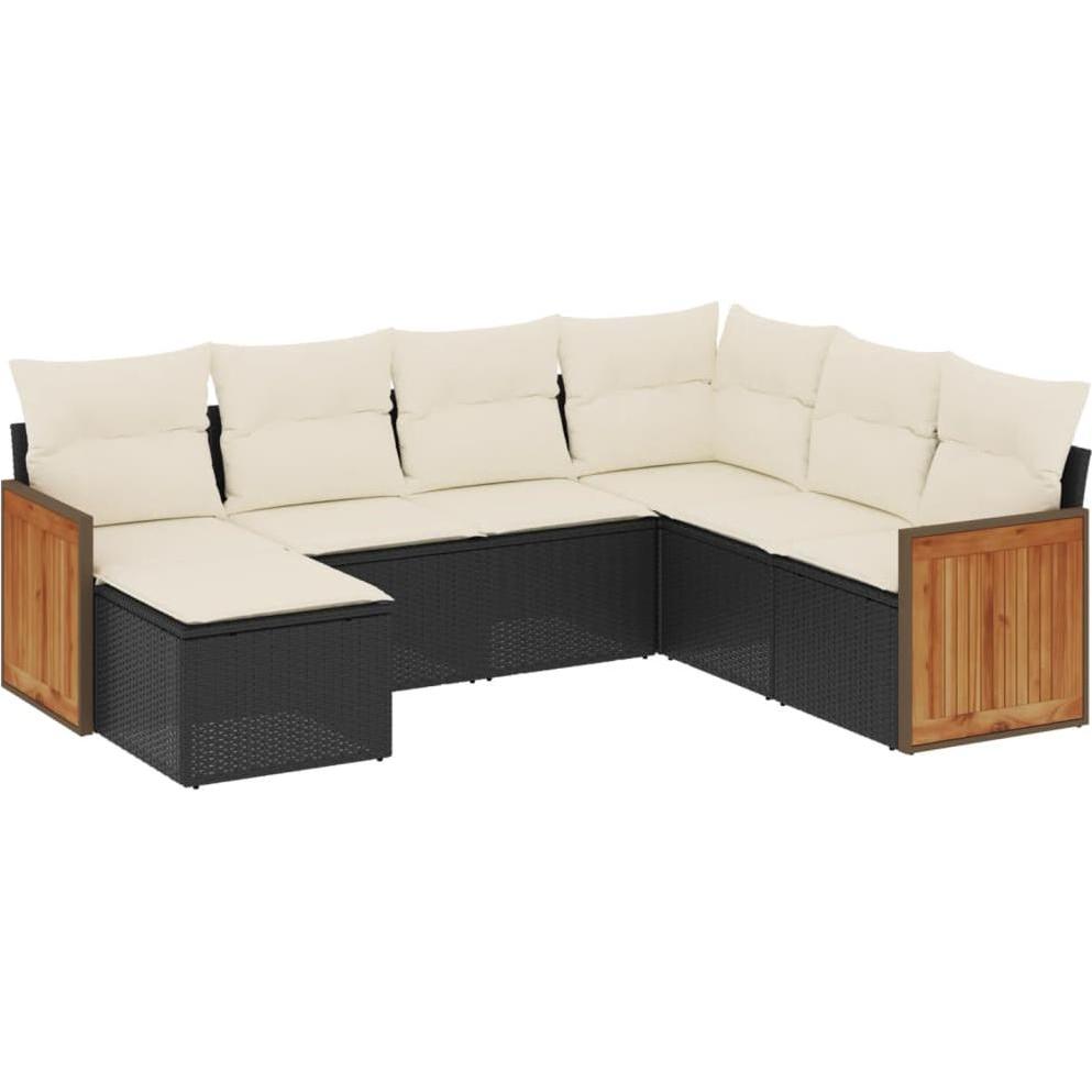 VidaXL, Gartenlounge, 10-tlg. Garten-Lounge-Set mit Kissen