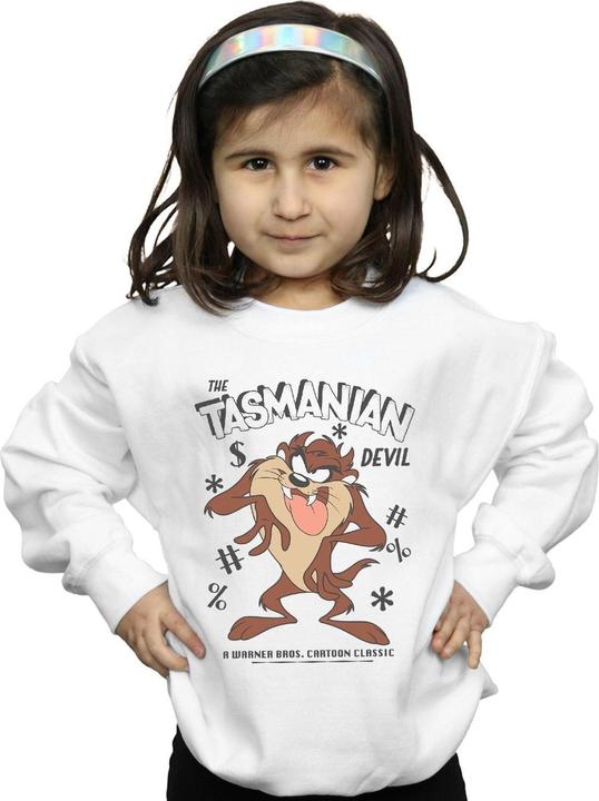Produktbild Looney Tunes Vintage Tasmanian Devil Sweatshirt Mädchen (140, 146)