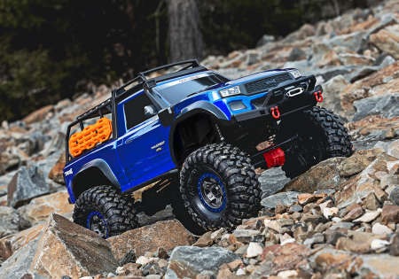 Actual product image Traxxas Trx-4 Sport High Trail M-Blue 1/10 4wd Scale-Crawler Rtr Brushed, Without Battery And Charger (RTR Ready-to-Run)