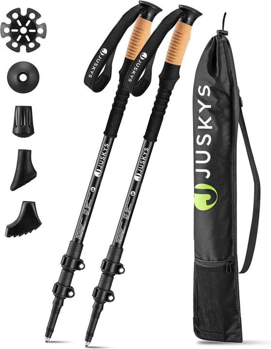 Actual product image Juskys Nordic Walking Stöcke (65 -135 cm)
