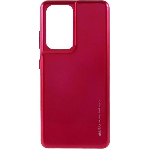 Goospery i Jelly Metal Series (Samsung Galaxy S21 Ultra), Smartphone Hülle, Rosa