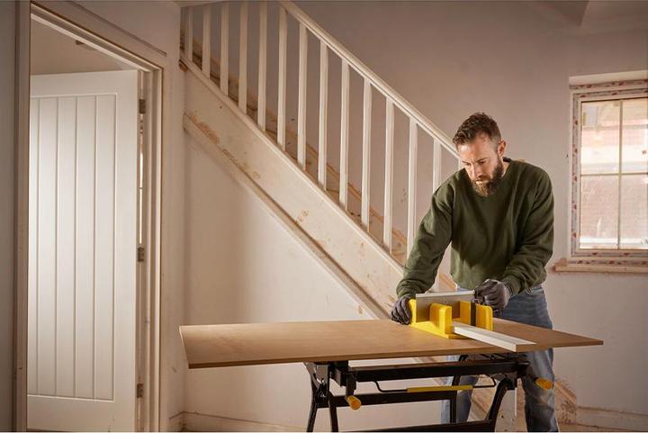 Actual product image Stanley Mitre box with saw