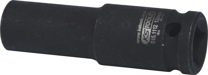 Produktbild KS Tools 1/2" Kraft-Stecknuss lang (12 mm)