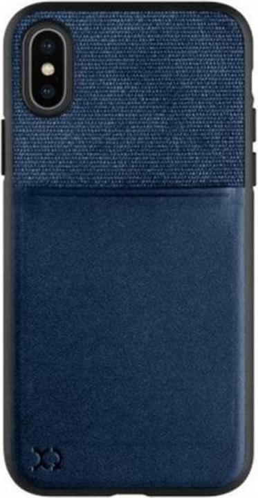 Immagine prodotto Xqisit Custodia per carte blu scuro (Apple iPhone XS)