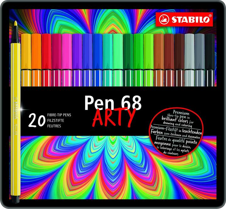 Produktbild STABILO Pen 68 Premium-Filzstift (Mehrfarbig, 20 x)