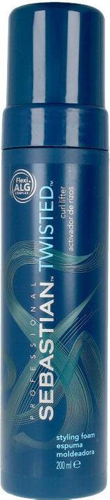Sebastian Mousse coiffante professionnelle Twisted Curl Lifter 200ml (200 ml, Mousse bouclante)