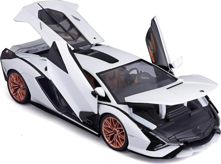Image du produit Bburago Lamborghini Sian FKP 37 1/18 blanc/noir