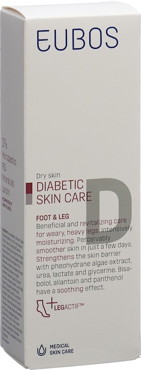 Image du produit Eubos Soin de la peau diabétique pied & jambe (nouveau) (Crème et gel pour les pieds, 100 ml)