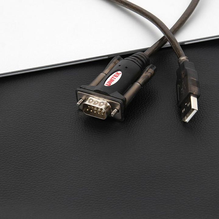 Produktbild Unitek Y-105 USB v. 1.1. RS232 Schwarz Kabelschnittstellen-/adapter (1.50 m)