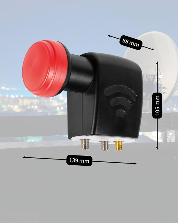 Image du produit Megasat 0401103 Diavolo Unicable LNB 2Legacy 4Unicable (Unicable, 40mm)