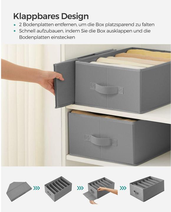 Image du produit Songmics Boîtes de rangement (30 cm, 4x)